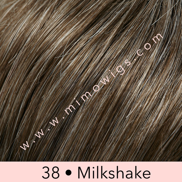 27F613 • STRAWBERRY THUMBPRINT | Med Red-Gold Blonde & Pale Natural Gold Blonde Blend with Med Red-Gold Blonde Nape