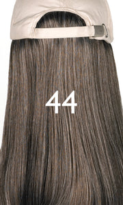 Beige Hat with Bob Hair by Henry Margu | shop name | Medical Hair Loss & Wig Experts.