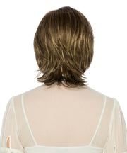 RH12 /26RT4 ••• Light Brown with Chunky Golden Blonde Highlights & Dark Brown Roots