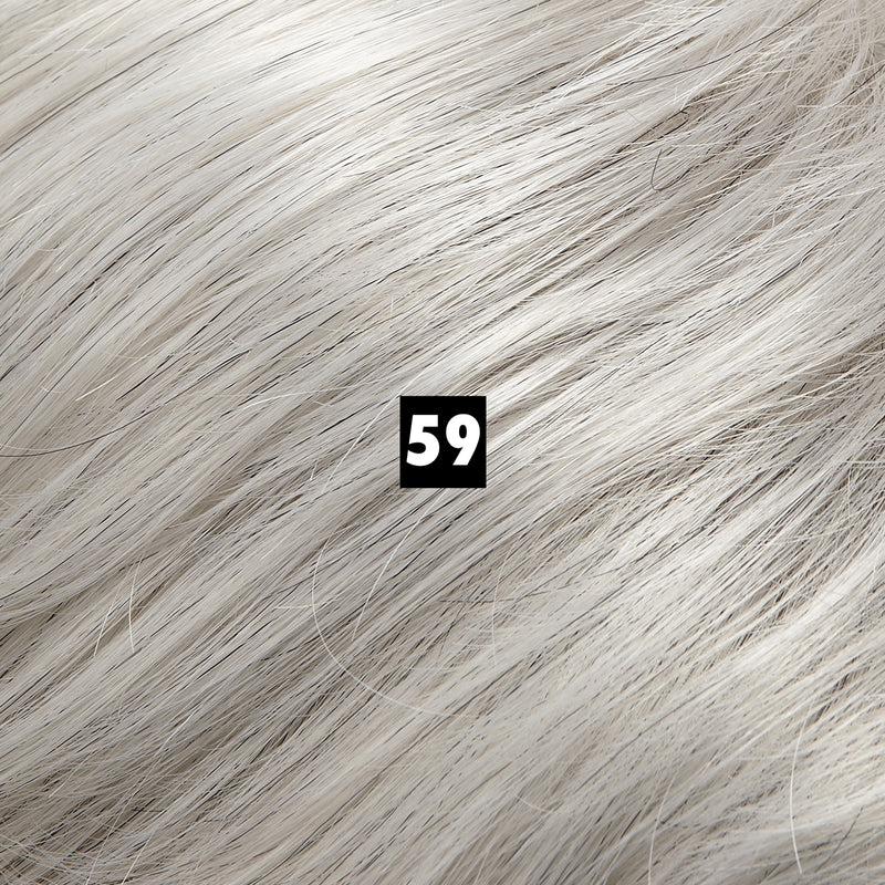 39F38 • ROASTED CHESTNUT | Light Natural Ash Brown with 75% Grey Front, graduating to Med Brown with 35% Grey Nape