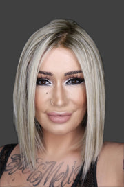 FS17/101s18 • PALM SPRINGS BLONDE | Light Ash Blonde w/ Pure White Natural Bold Highlights & Shaded w/ Dark Natural Ash Blonde