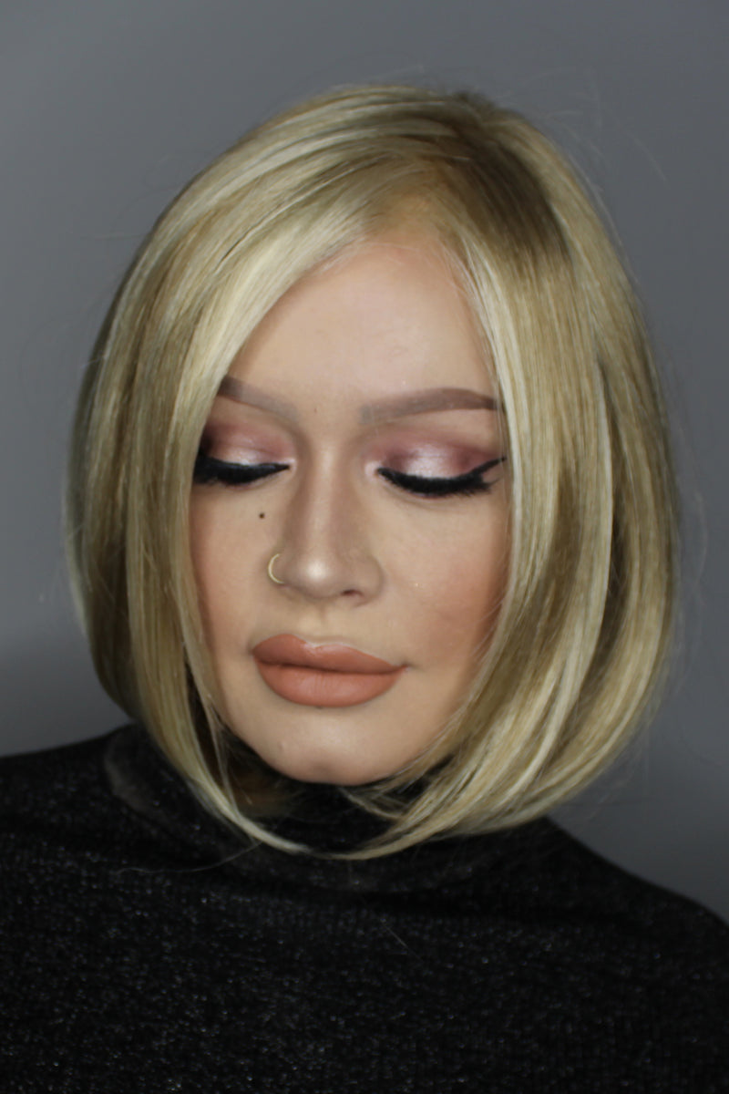 22F16 • PIÑA COLADA | Light Ash Blonde & Light Natural Blonde Blend with Light Natural Blonde Nape