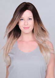 PURPLE RAIN • F11/118R+12 ••• A blend of warm raspberry and purple hued tones blended with light brown root