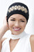 Carolina Black Golden Crown by Masumi Headwear | shop name | Medical Hair Loss & Wig Experts.