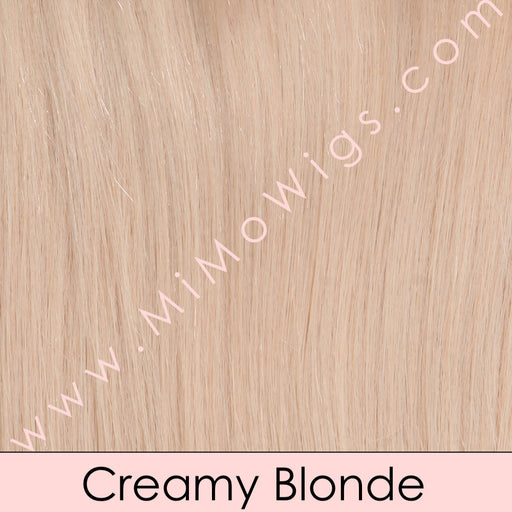 BEACH BLONDE • 140/14 ••• A blend of honey blonde, light blonde, medium blonde, biscuit brown with the highlight of light champagne blonde.
