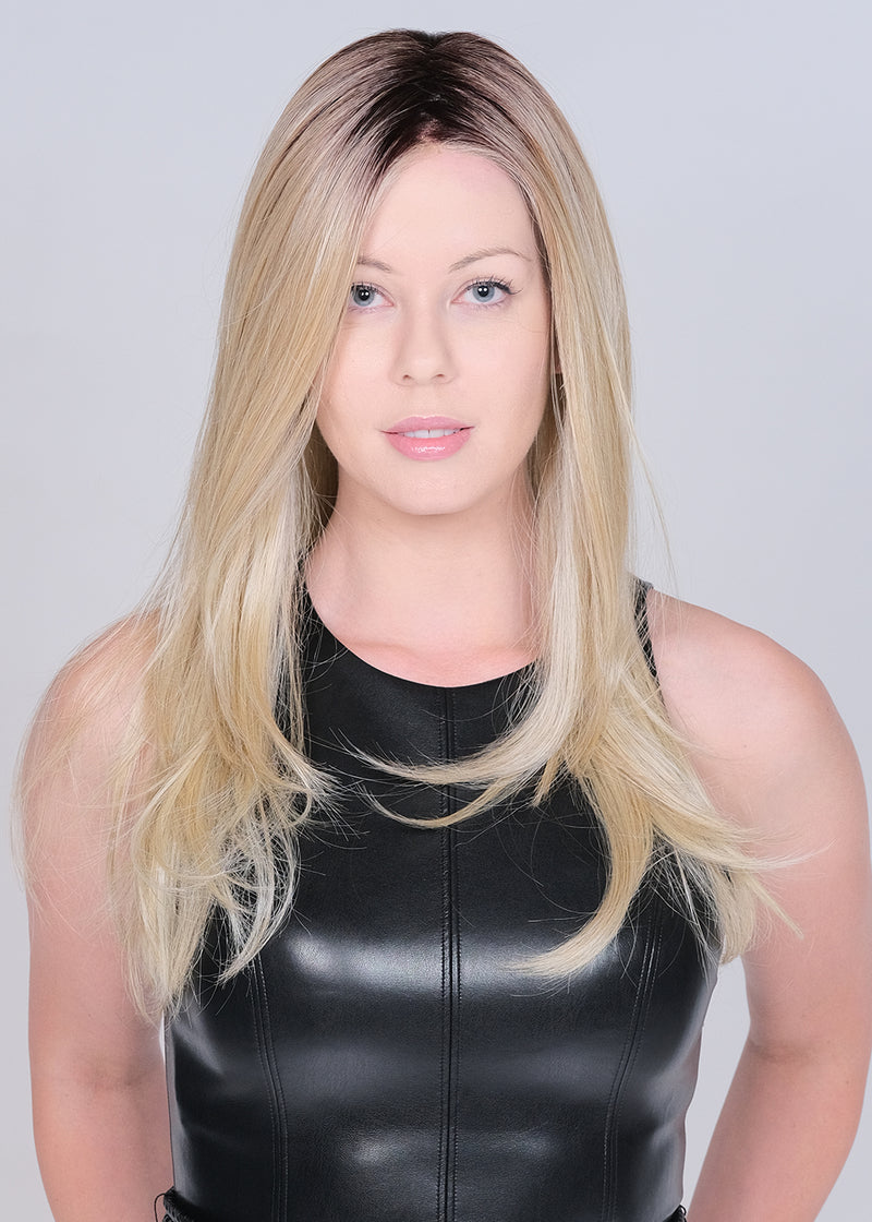 SUMPTUOUS STRAWBERRY • 6R/144/88B ••• A Blend of auburn with coper and dark red then shaded with a brown root