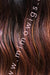 CHOCOLATE WITH CARAMEL • 8/27R4 ••• Dark brown root with a blend of med & chocolate brown