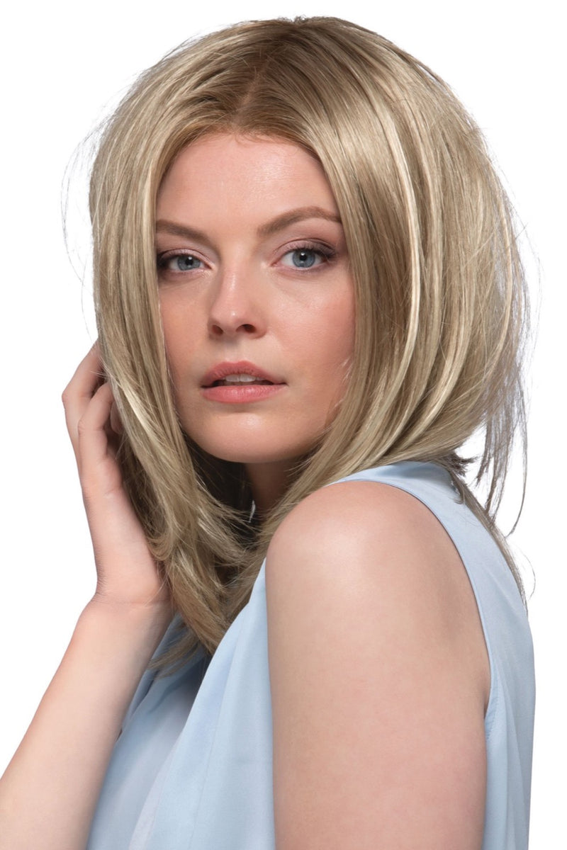 RH14 /88-RT8 ••• Dark Blonde with Lightest Blonde Highlights & Golden Brown Roots