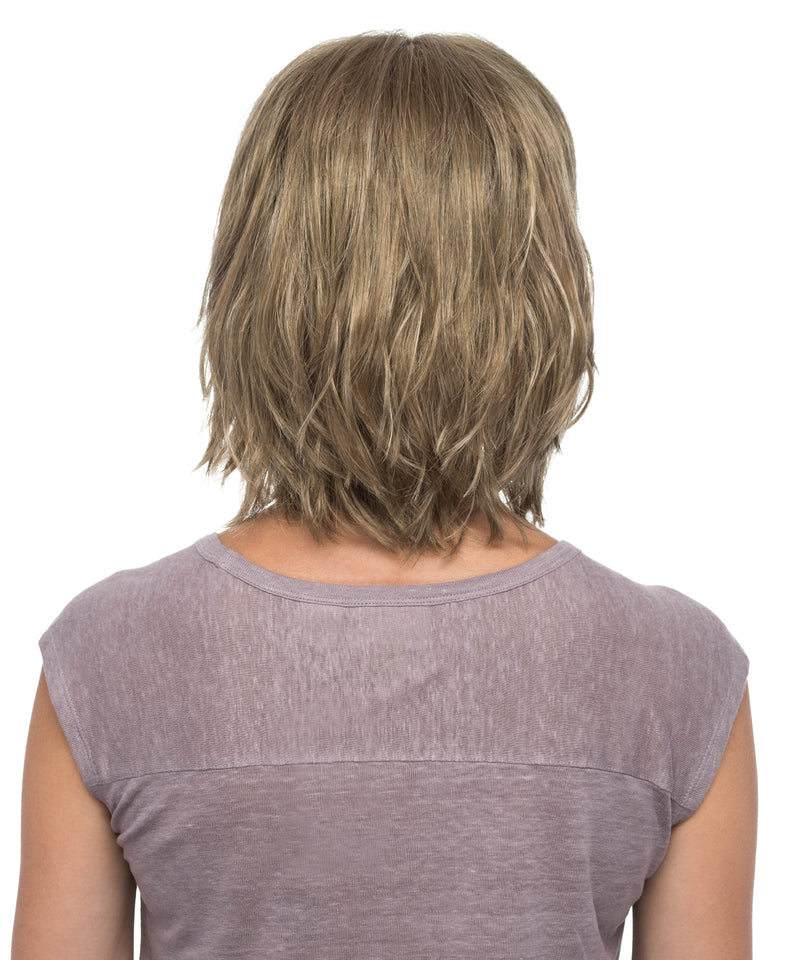 CARAMEL KISS RT4 ••• Golden Brown with Copper Blonde Highlights & Dark Brown Roots