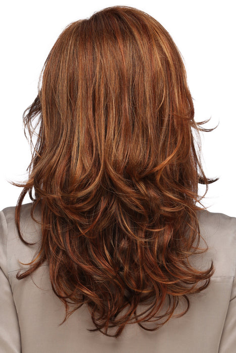 R133 /24H ••• Auburn Bright Red with Pale Golden Blonde Highlights