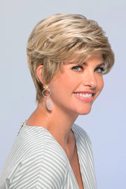 101F48T • MARTINI | Soft White Front, Light Brown with 75% Grey Blend with Soft White Tips