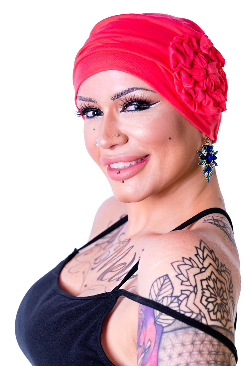 Poppy by Masumi Headwear | shop name | Medical Hair Loss & Wig Experts.