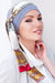 Yanna Grey Velvet Alba Rossa by Masumi Headwear | shop name | Medical Hair Loss & Wig Experts.