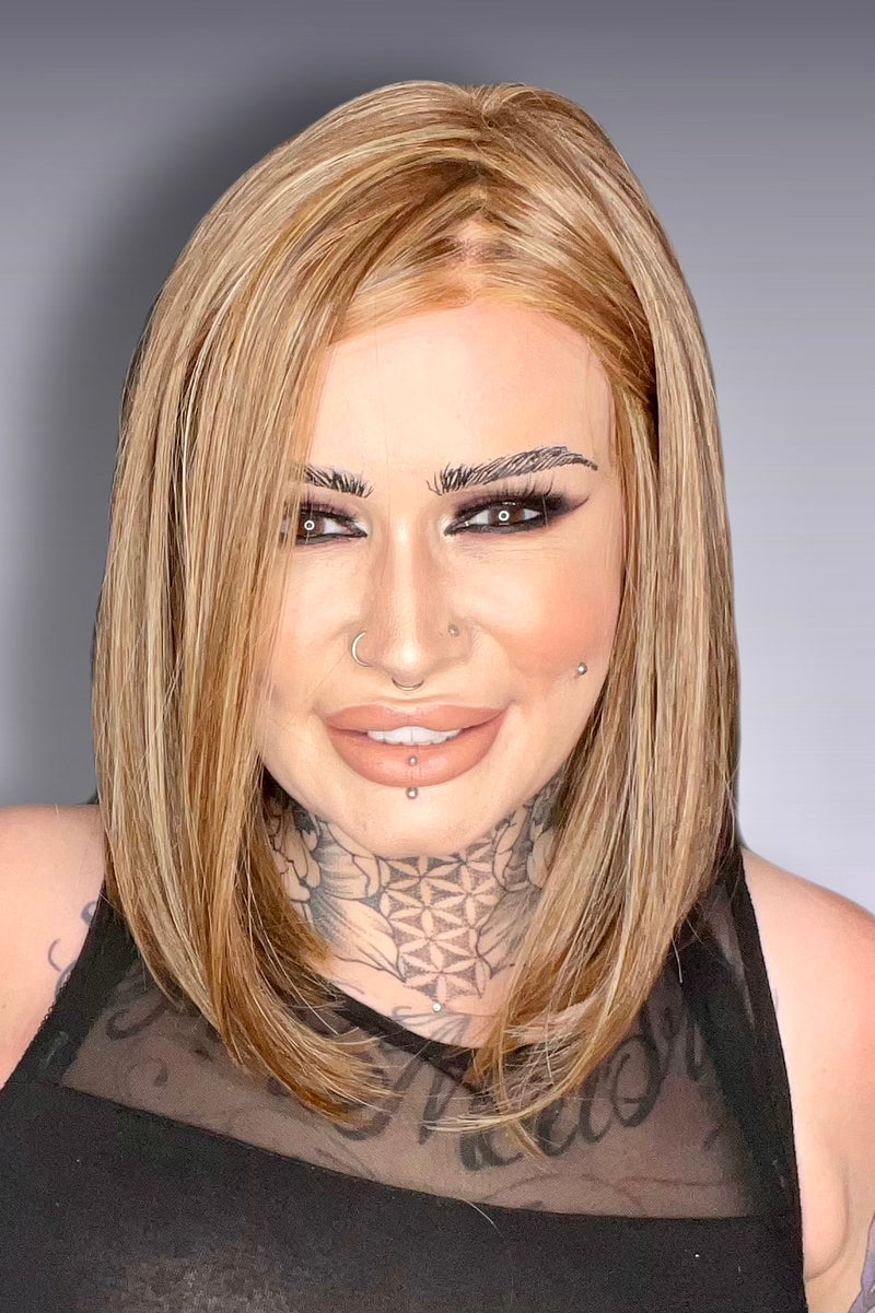 BUTTERBEER BLONDE • 19/23R8 •••  Blend of sandy blonde, ash blonde & light blonde with a mid brown root