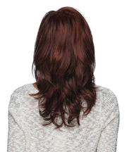 CARAMEL KISS RT4 ••• Golden Brown with Copper Blonde Highlights & Dark Brown Roots