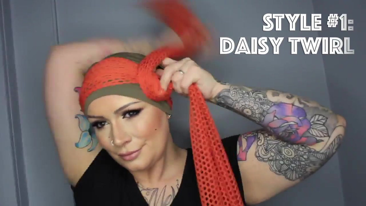 Daisy by Masumi Navy White Polka Dot | shop name | Medical Hair Loss & Wig Experts.