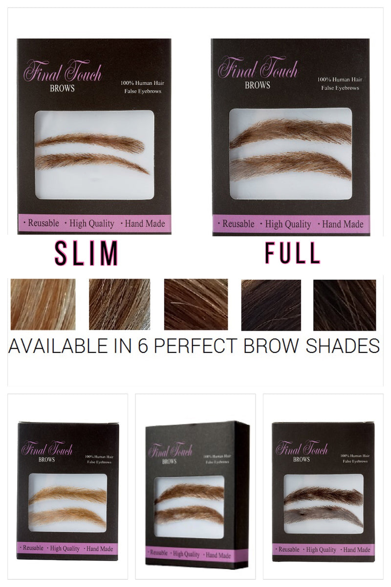 Brow Wigs Slim by Final Touch Brows | shop name | Medical Hair Loss & Wig Experts.