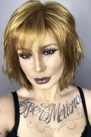 R14 /8H ••• Golden Brown with Dark Blonde Highlights on Top