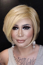 30A27s4 • SHADED PEACH | Med Natural Red & Med Red-Gold Blonde Blend, Shaded with Dark Brown